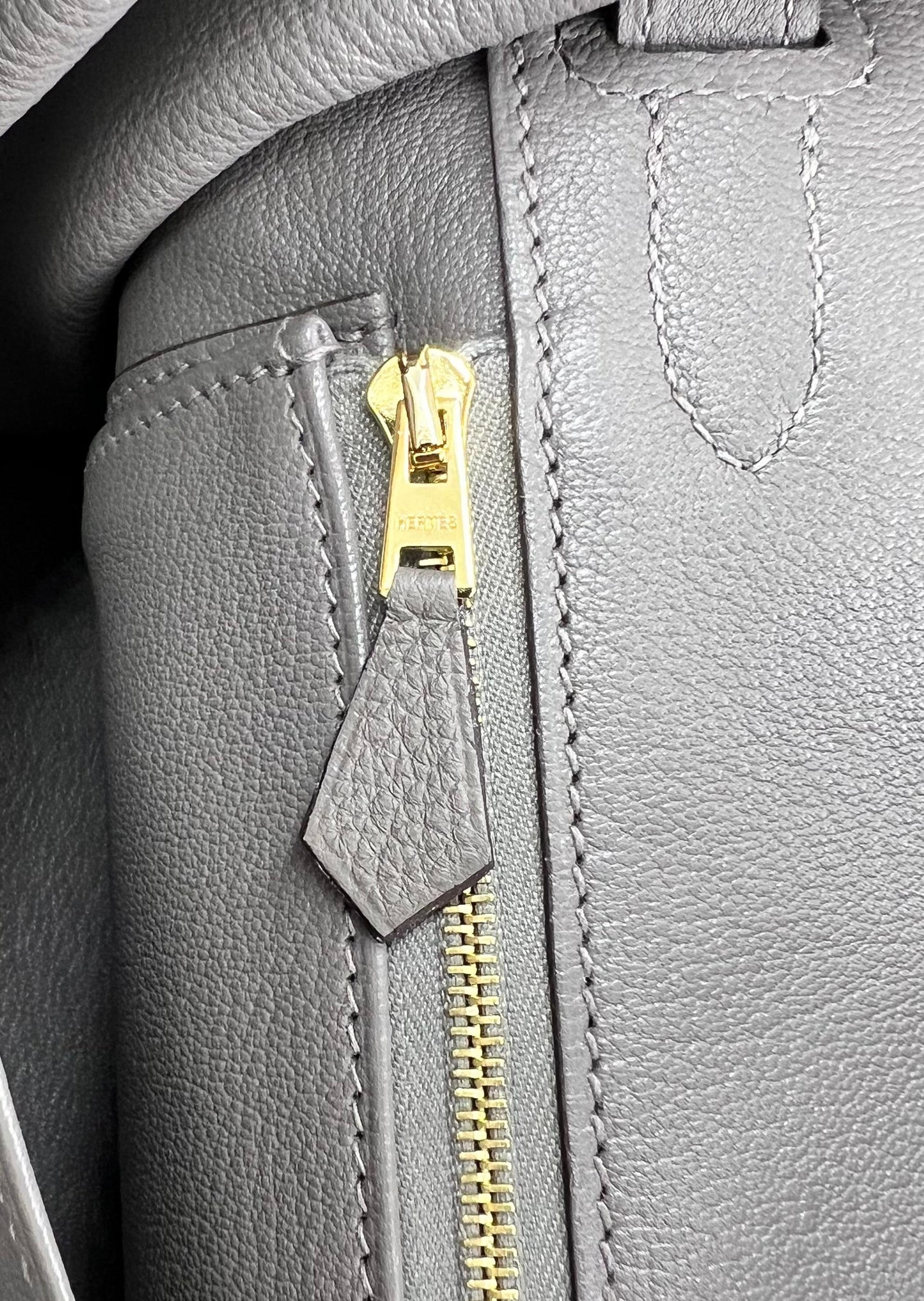 HERMÈS Birkin 30 Togo Etain PBH