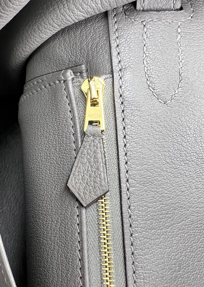 HERMÈS Birkin 30 Togo Etain PBH