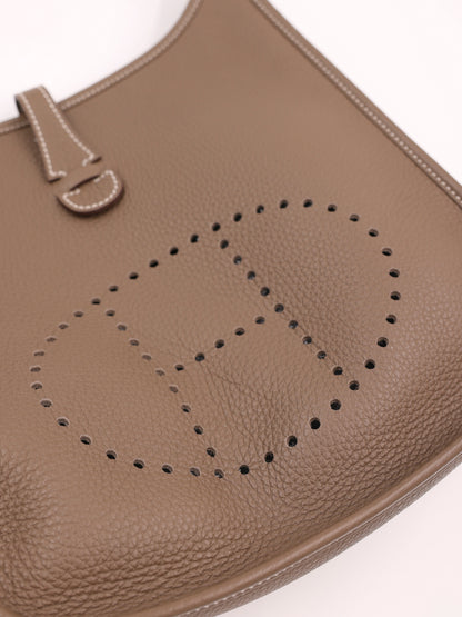 HERMÈS Evelyne 29 Clemence Etoupe PHW