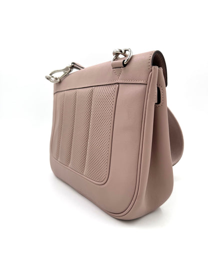 Hochwertige HERMÈS Berline 29 taupe PHW Designerhandtasche aus feinem Leder mit silberner Hardware, elegant und zeitlos.