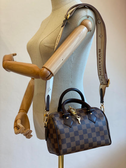 LOUIS VUITTON Speedy Bandouliere 20 Damier ebene