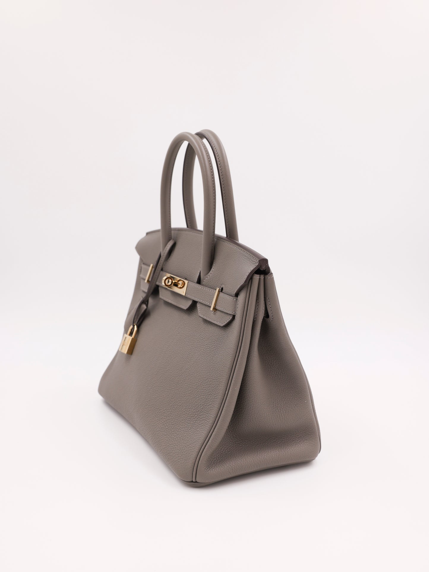 HERMÈS Birkin 30 Togo Etain PBH