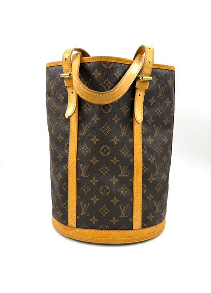 LOUIS VUITTON Bucket Bag GM Monogram Canvas