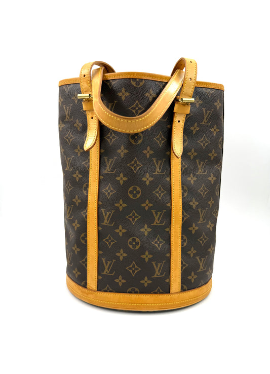 LOUIS VUITTON Bucket Bag GM Monogram Canvas