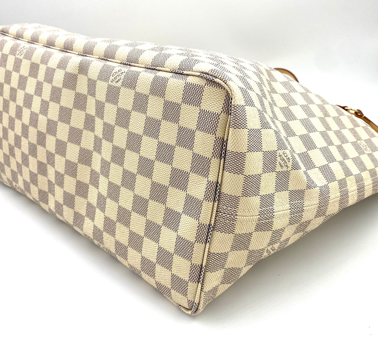 LOUIS VUITTON Neverfull GM Damier azur mit Pochette