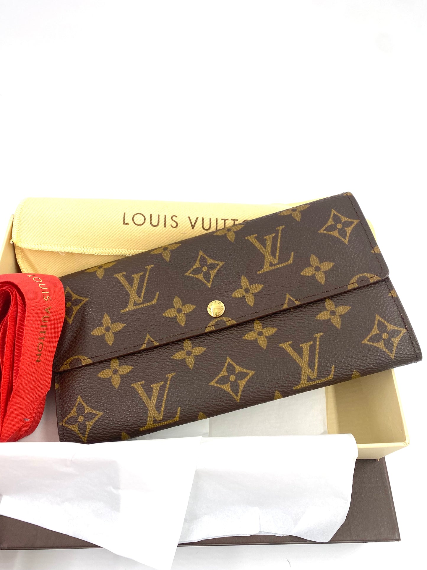 LOUIS VUITTON Portemonnaie Credit Monogram Canvas