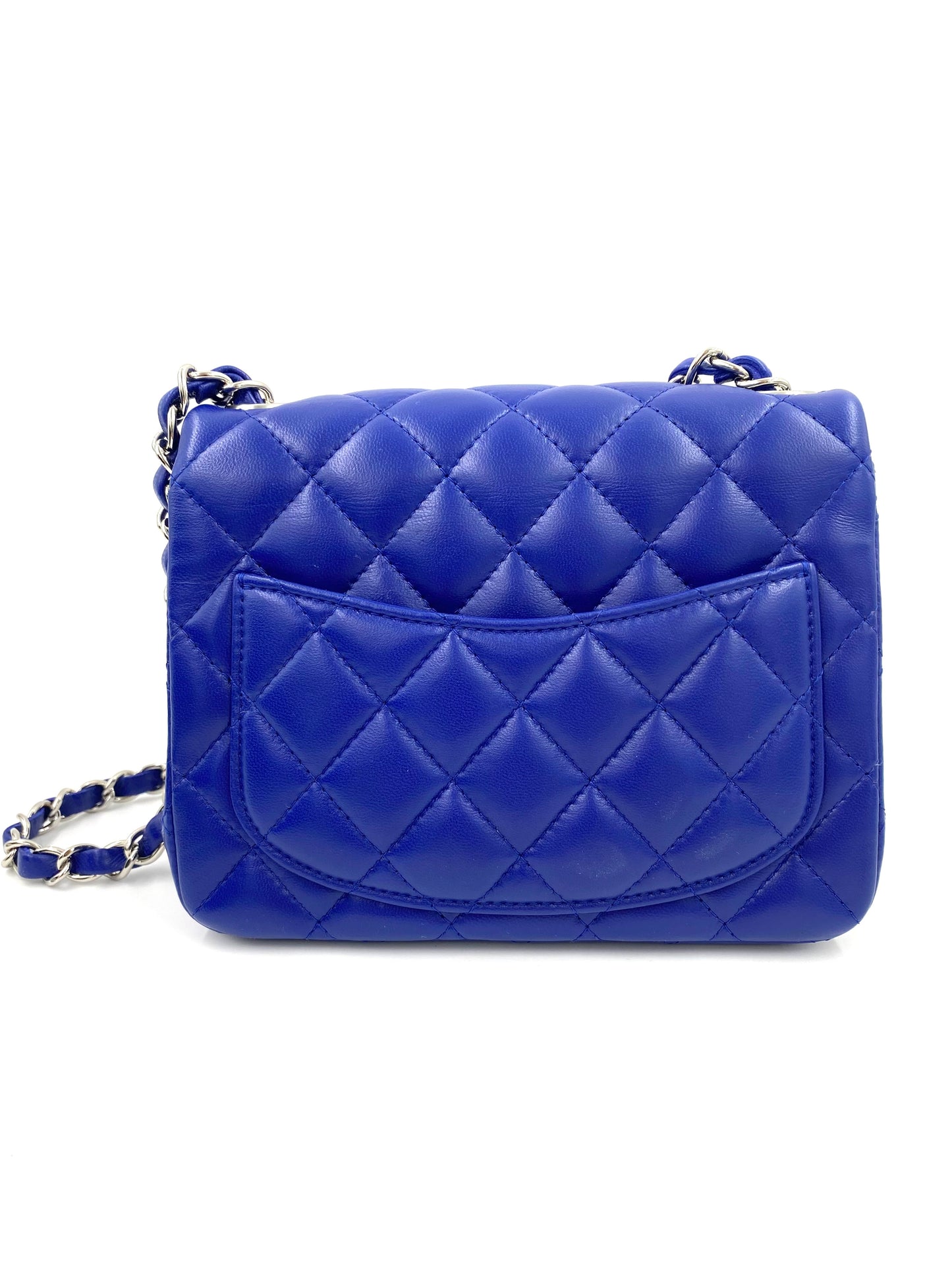 CHANEL Single Flap Bag blau