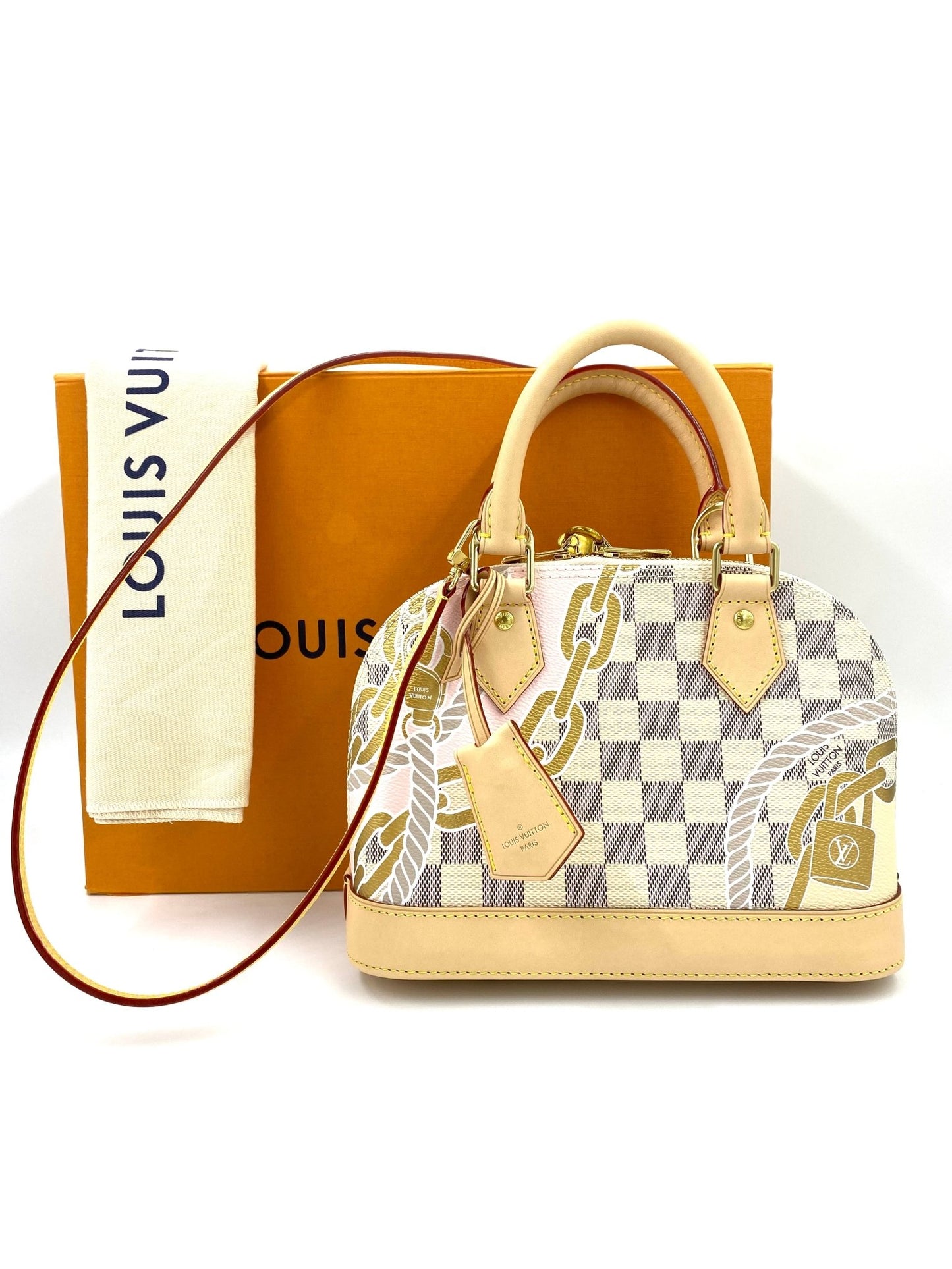 LOUIS VUITTON Alma BB Nautical Damier azur - Clutch & Macarons - Chip - Clutch & Macarons - 