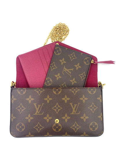 LOUIS VUITTON Pochette Felicie Monogram Canvas