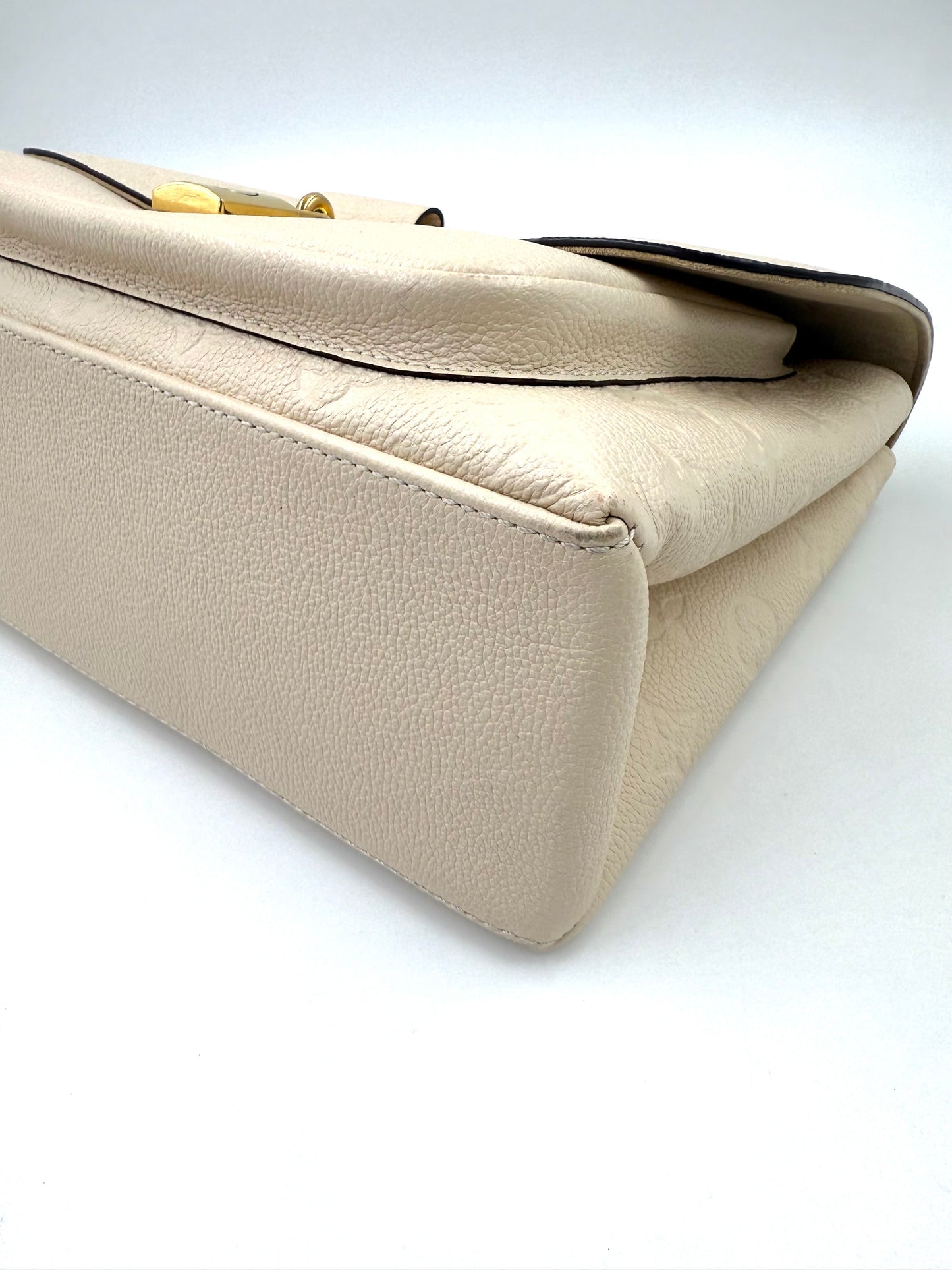 Louis Vuitton Marignan Monogram Empreinte creme