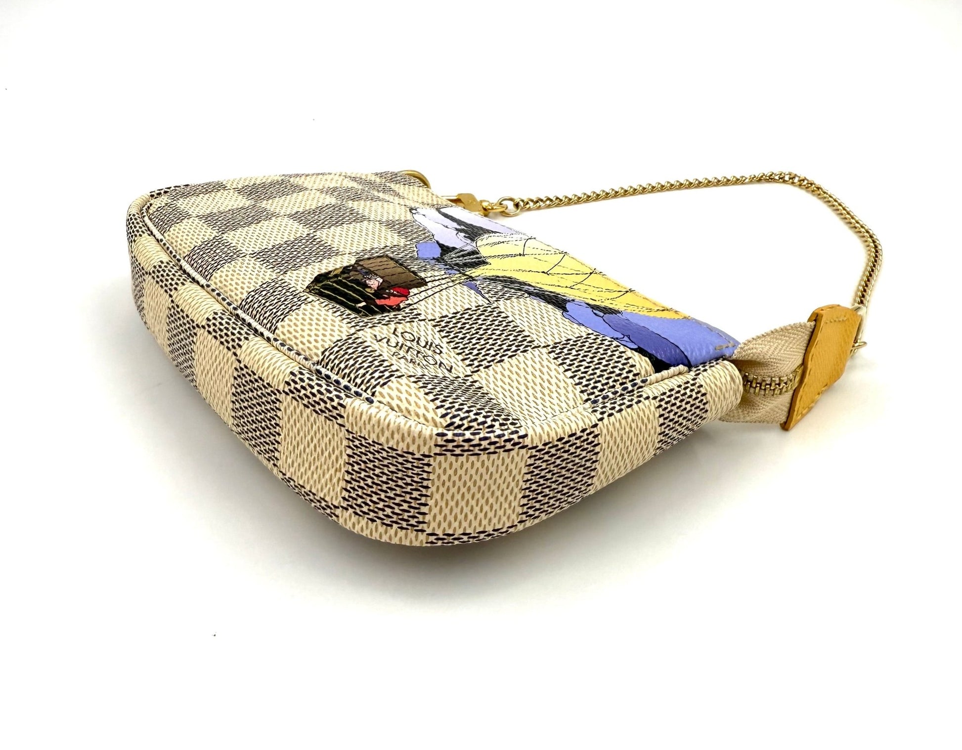 LOUIS VUITTON Mini Pochette Damier Azur - Clutch & Macarons - DU2131 - Clutch & Macarons - 