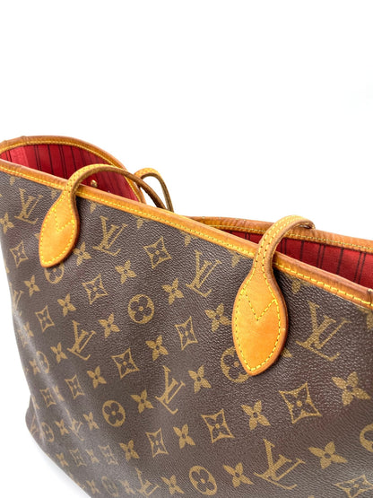 LOUIS VUITTON Neverfull MM Monogram Canvas mit Pochette Pivoine - Clutch & Macarons - CA3194 - Clutch & Macarons - 