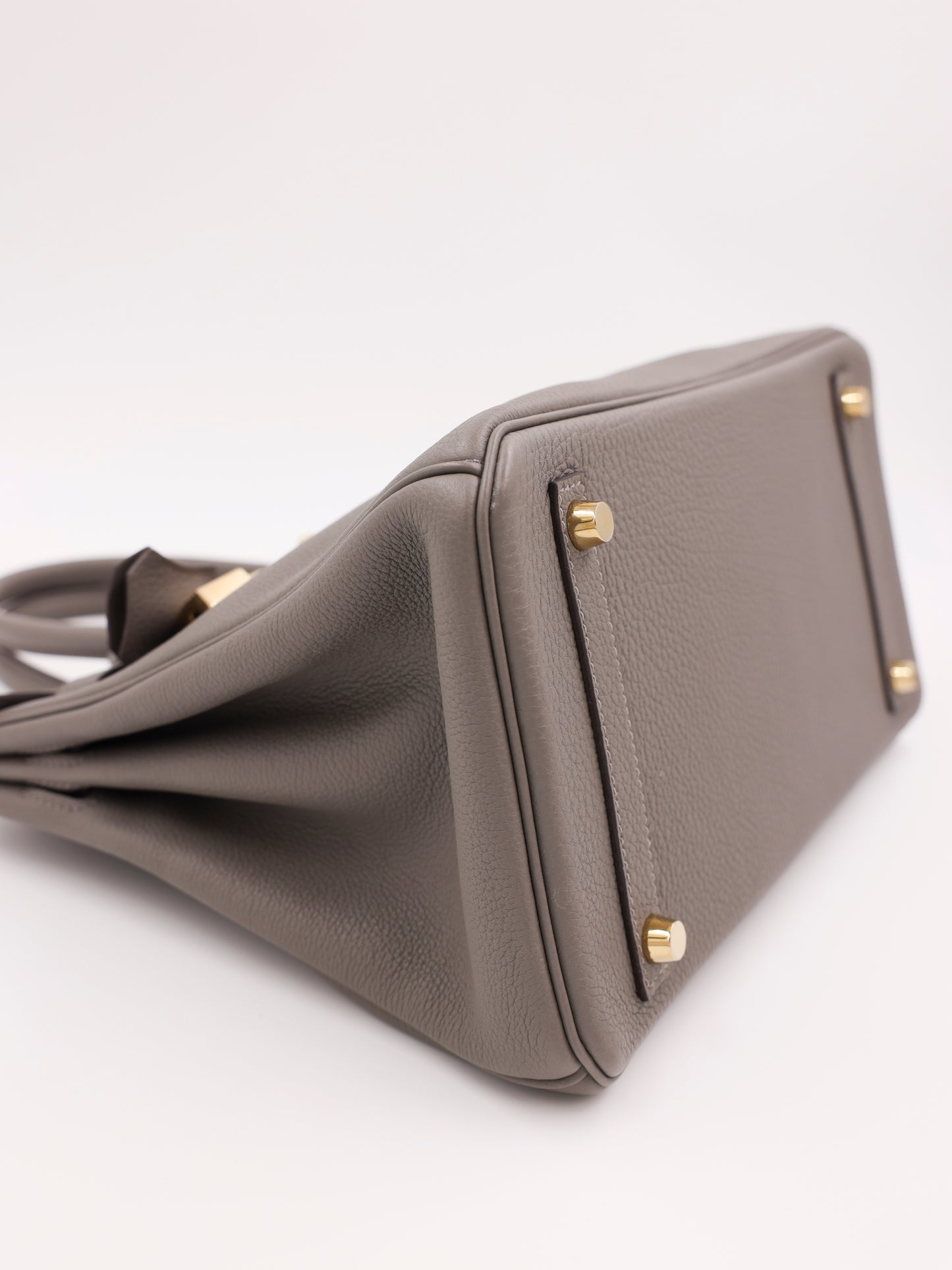 HERMÈS Birkin 30 Togo Etain PBH