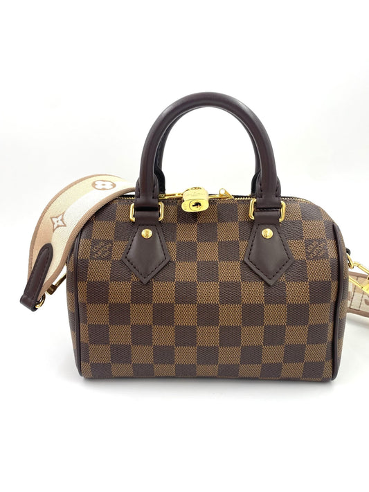 LOUIS VUITTON Speedy Bandouliere 20 Damier ebene - Clutch & Macarons - Chip - Clutch & Macarons - 