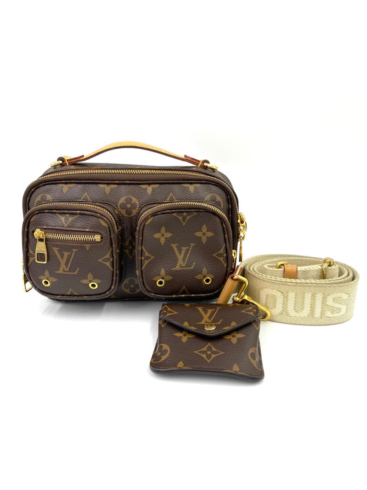 LOUIS VUITTON Utility Monogram Canvas mit Schulterriemen - Clutch & Macarons - Chip - Clutch & Macarons - 