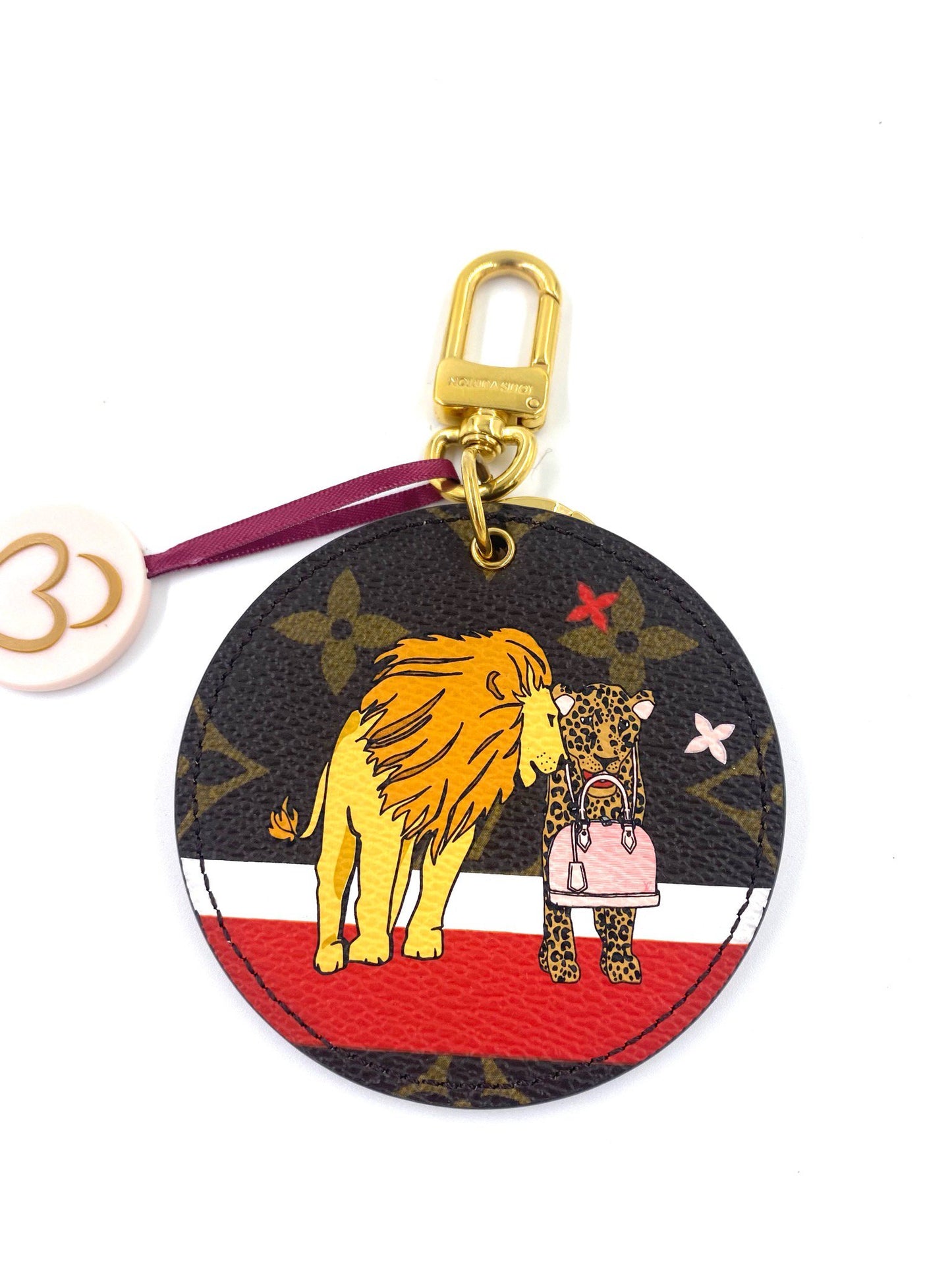 LOUIS VUITTON Porte Cles Christmas Annmation Lions 2018 - Clutch & Macarons - FI1108 - Clutch & Macarons - 