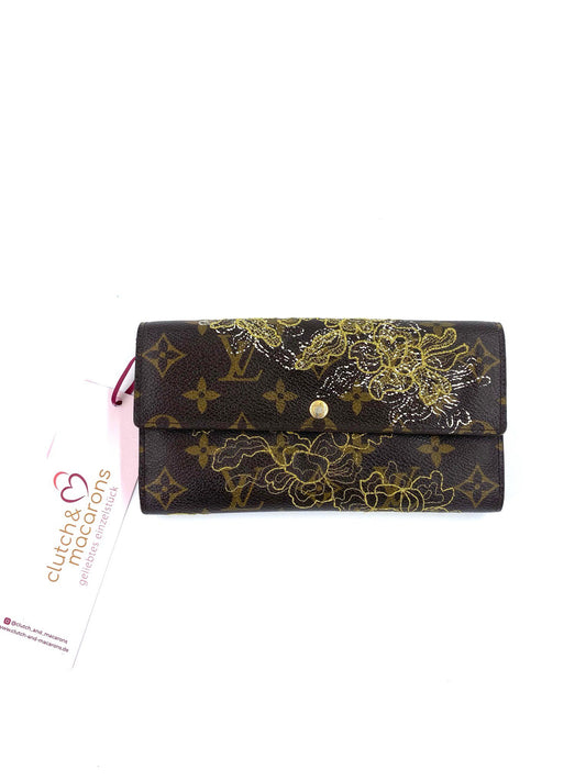 LOUIS VUITTON Portemonnaie Sarah Monogram Dentelle gold - Clutch & Macarons - MI 1007 - Clutch & Macarons - 