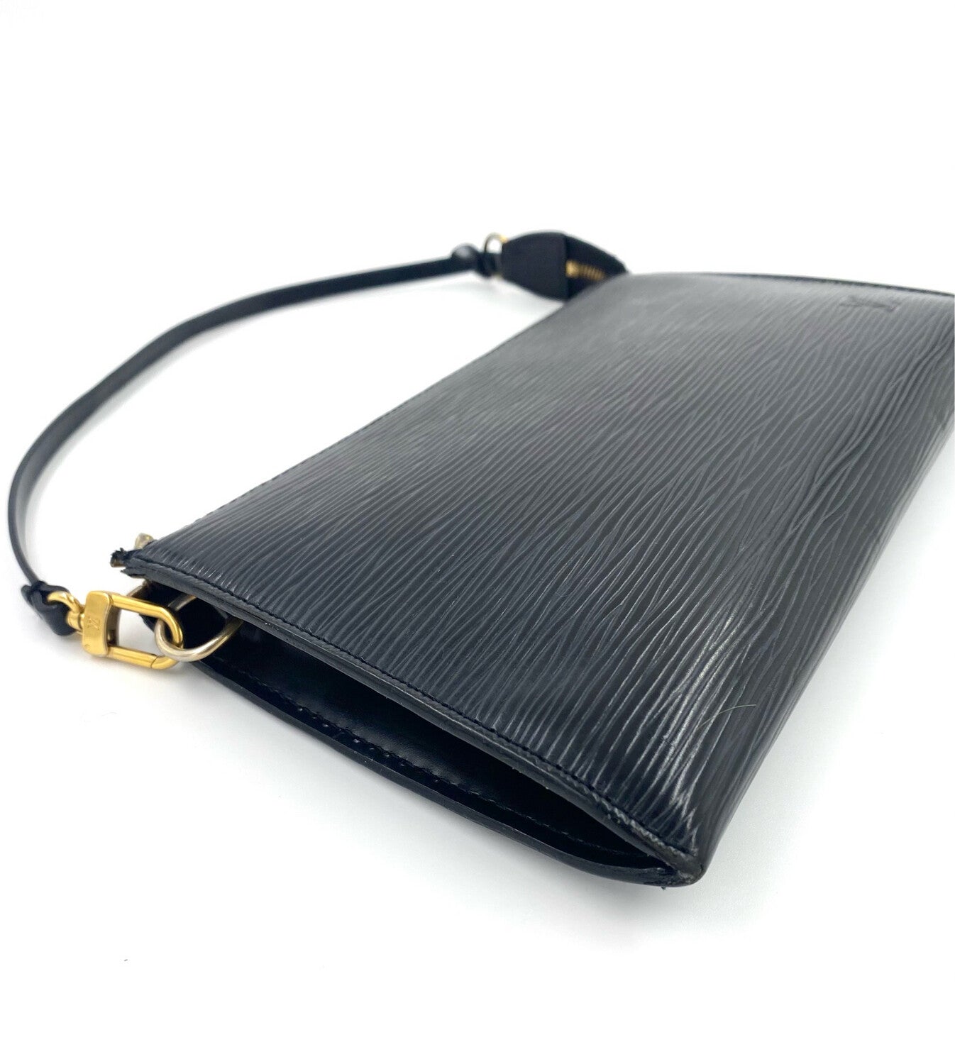 LOUIS VUITTON Clutch Pochette Epi noir schwarz