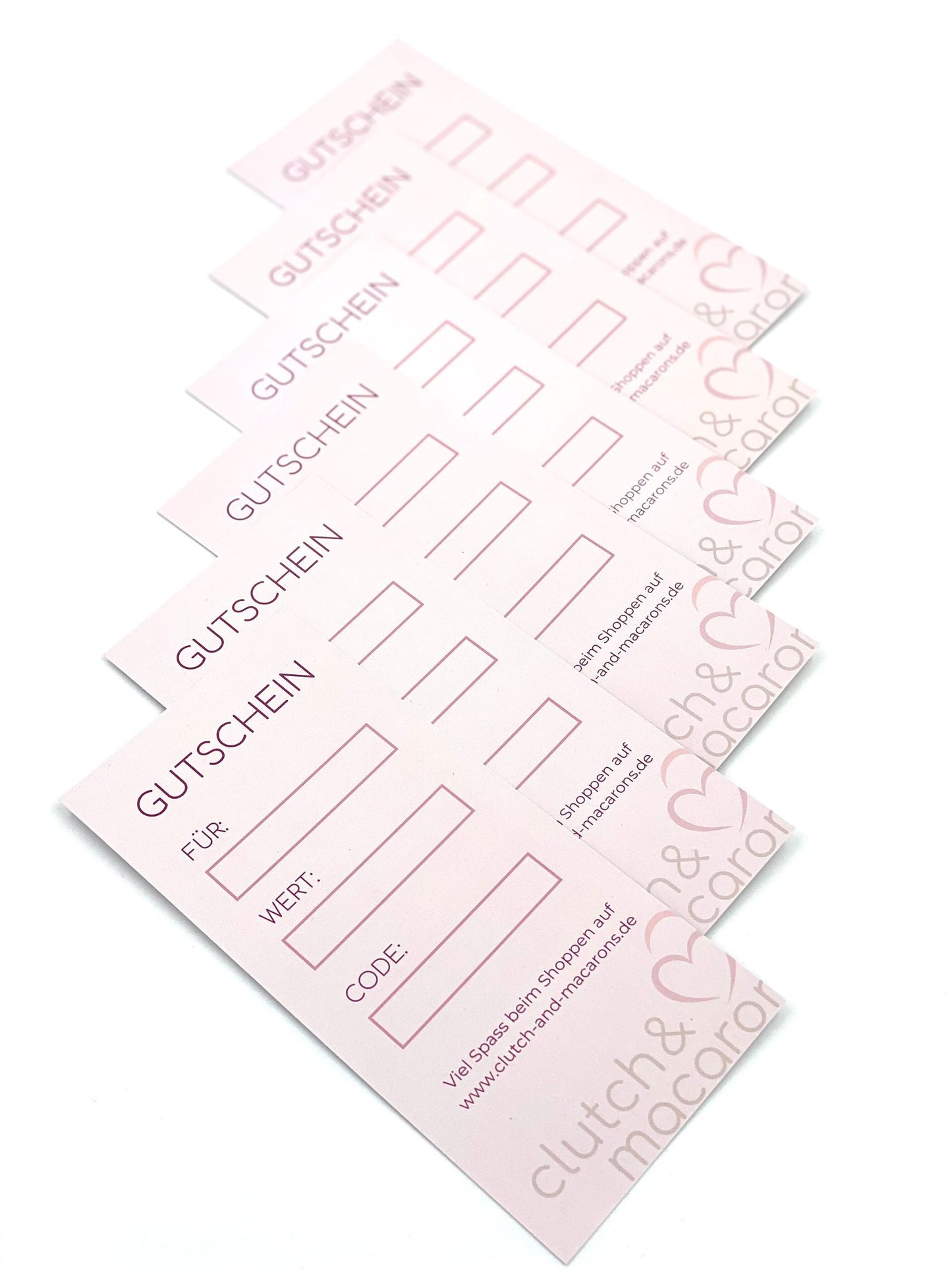 Clutch & Macarons Geschenkgutschein