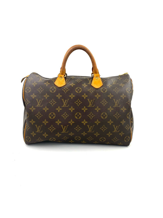 LOUIS VUITTON Speedy 35 Monogram Canvas - Clutch & Macarons - AA0067 - Clutch & Macarons - 