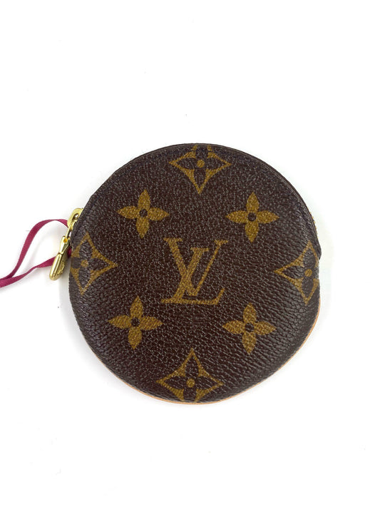 LOUIS VUITTON Round coin Portemonnaie Monogram Canvas - Clutch & Macarons - Clutch & Macarons - 