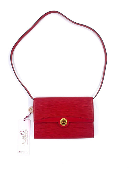 LOUIS VUITTON Pochette Arche Epi rouge - Clutch & Macarons - MI0956 - Clutch & Macarons - 