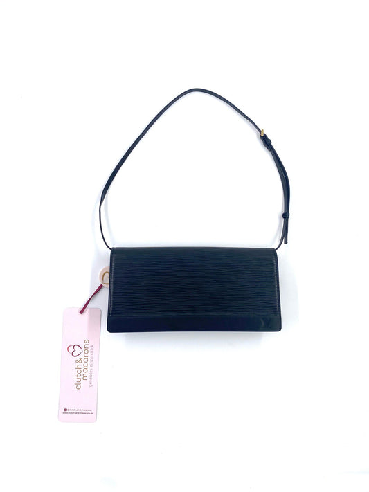 LOUIS VUITTON Clutch Pochette Honfleur Epi noir schwarz - Clutch & Macarons - CA0065 - Clutch & Macarons - 