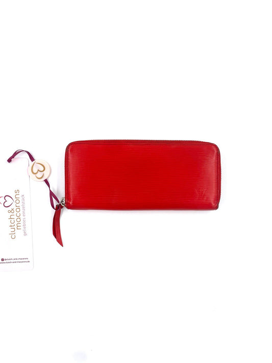 LOUIS VUITTON Portemonnaie Clemence Epileder rot - Clutch & Macarons - MI2145 - Clutch & Macarons - 