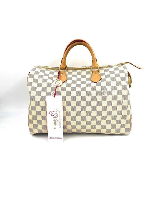 LOUIS VUITTON Speedy 35 Damier azur - Clutch & Macarons - DU1171 - Clutch & Macarons - 