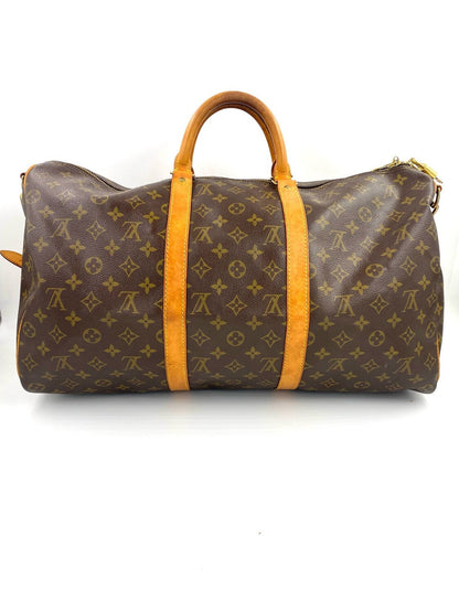 LOUIS VUITTON Reisetasche Keepall 50 Bandouliere Monogram Canvas - Clutch & Macarons - MB0974 - Clutch & Macarons - 