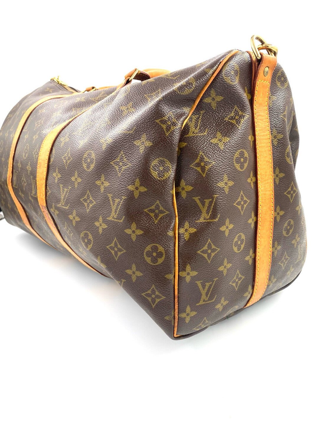 LOUIS VUITTON Reisetasche Keepall 50 Bandouliere Monogram Canvas - Clutch & Macarons - MB0974 - Clutch & Macarons - 