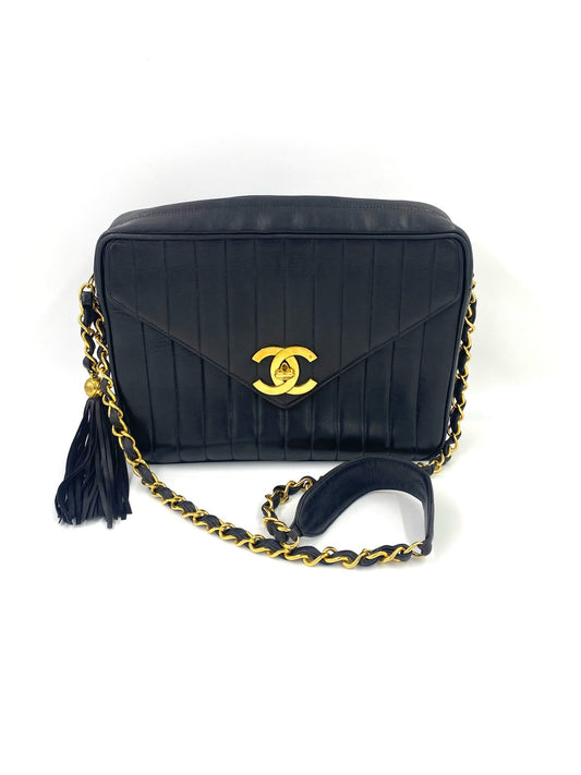 CHANEL Mademoiselle Jumbo schwarz / gold - Clutch & Macarons - 3150090 - Clutch & Macarons - 