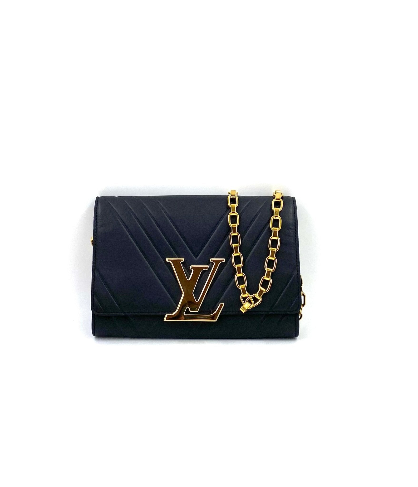 LOUIS VUITTON Pochette Louise schwarz - Clutch & Macarons - Clutch & Macarons - 