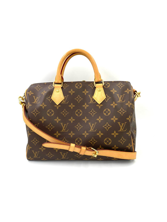 LOUIS VUITTON Speedy 30 Bandouliere Monogram Canvas Crossbody Tasche - Clutch & Macarons - MB4118 - Clutch & Macarons - 