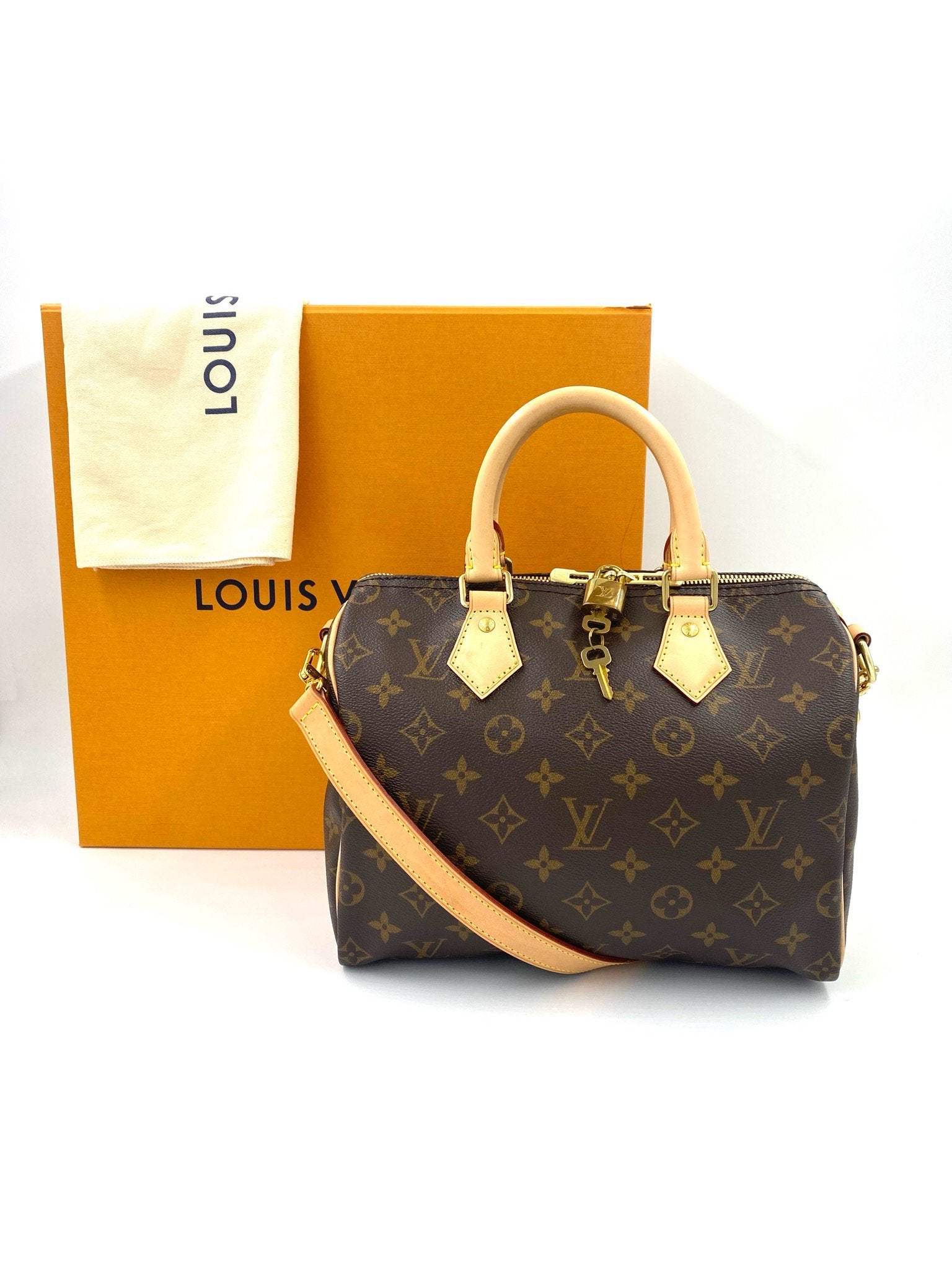 LOUIS VUITTON Speedy 25 Bandouliere - Clutch & Macarons - DU4179 - Clutch & Macarons - 