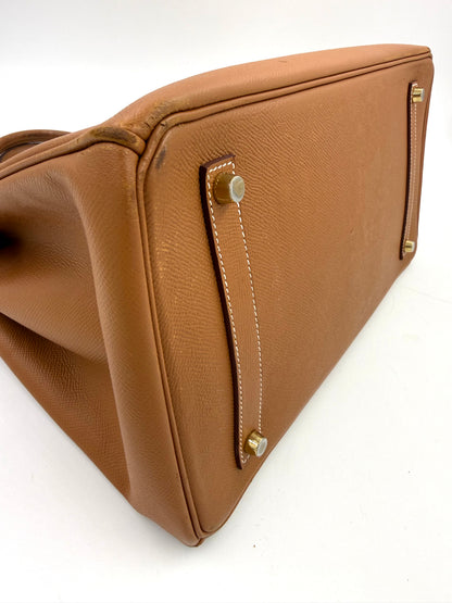 HERMÈS Birkin 35 Epsom gold GHW