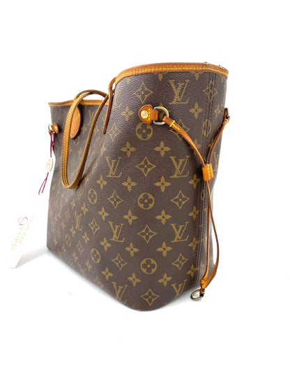 LOUIS VUITTON Neverfull MM Monogram Canvas mit Pochette Pivoine - Clutch & Macarons - CA3194 - Clutch & Macarons - 