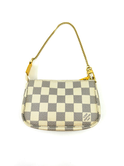 LOUIS VUITTON Mini Pochette Damier Azur - Clutch & Macarons - DU2131 - Clutch & Macarons - 