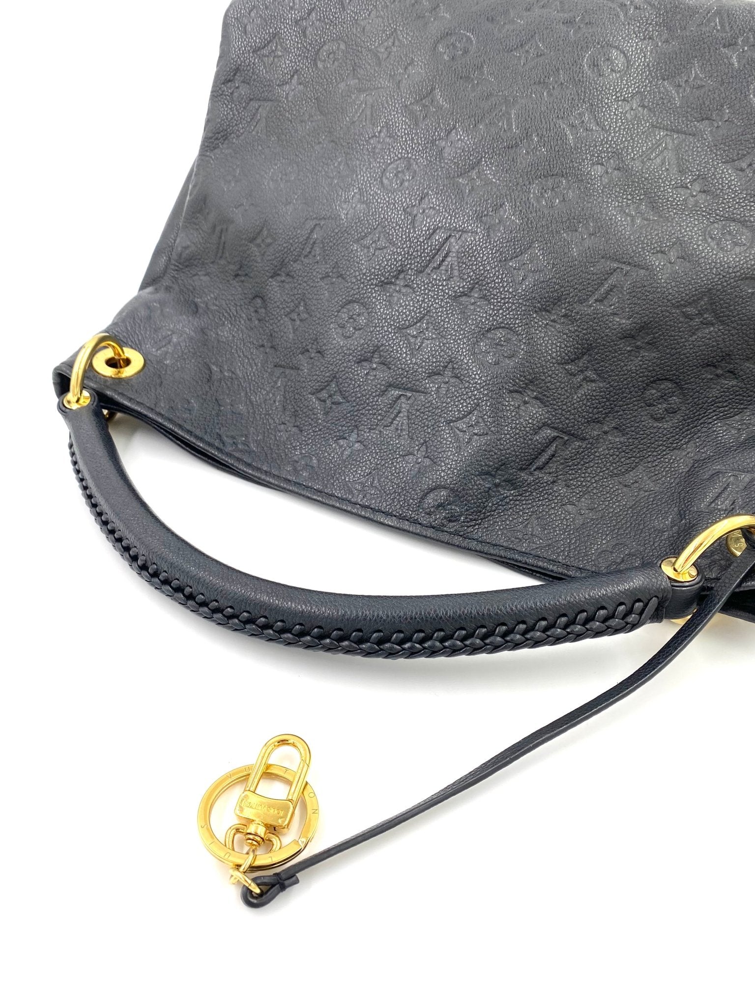 LOUIS VUITTON Artsy MM Monogram Empreinte noir - Clutch & Macarons - CA0175 - Clutch & Macarons - 