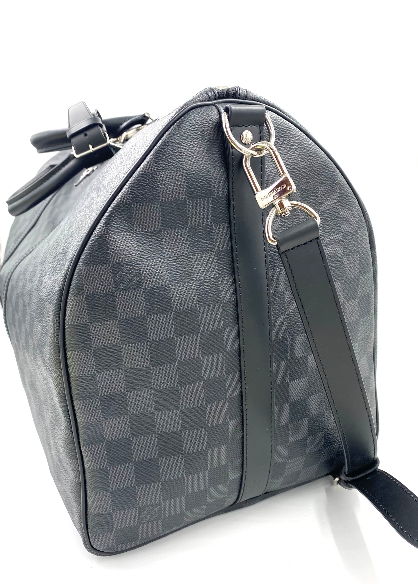 LOIUS VUITTON Keepall Bandouliere 55 Damier Graphite