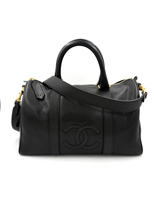 CHANEL CC Speedy Caviar schwarz GHW