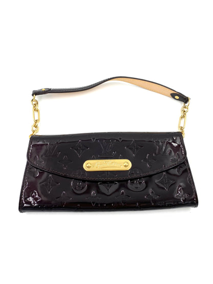 LOUIS VUITTON Sunset Boulevard Monogram Vernis bordeaux