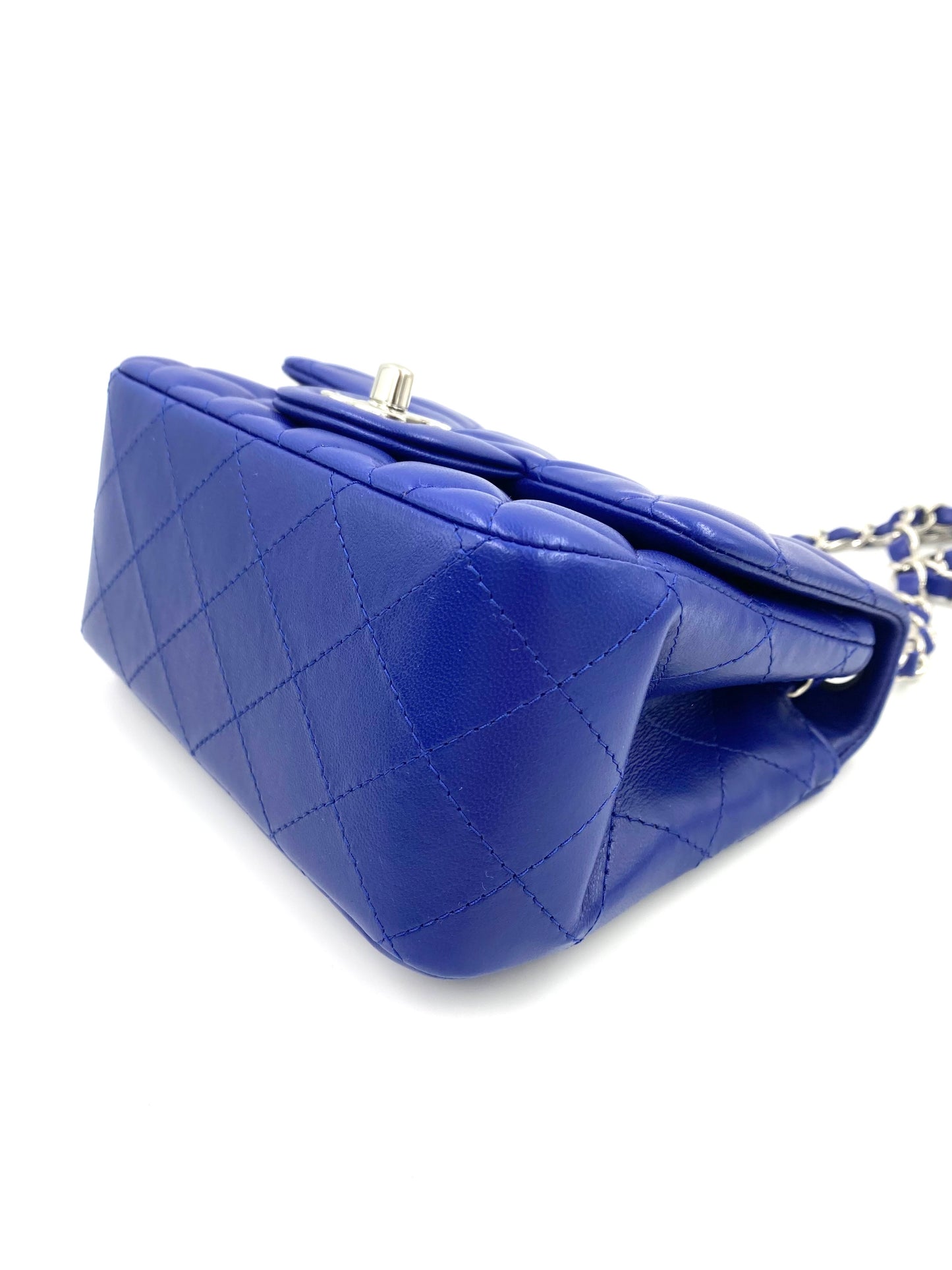 CHANEL Single Flap Bag blau