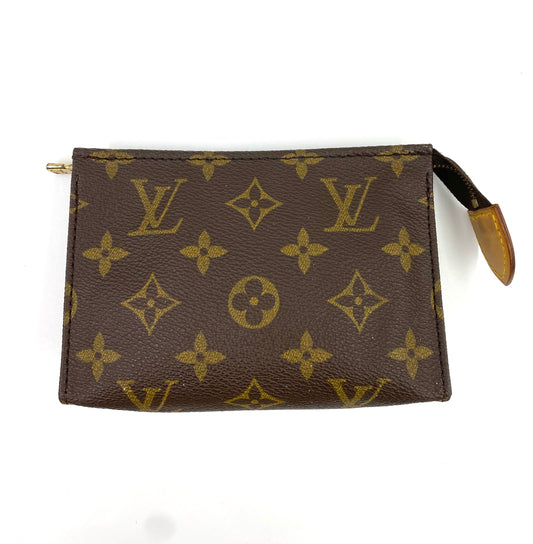 LOUIS VUITTON Poche Toilette 15 Monogram Canvas
