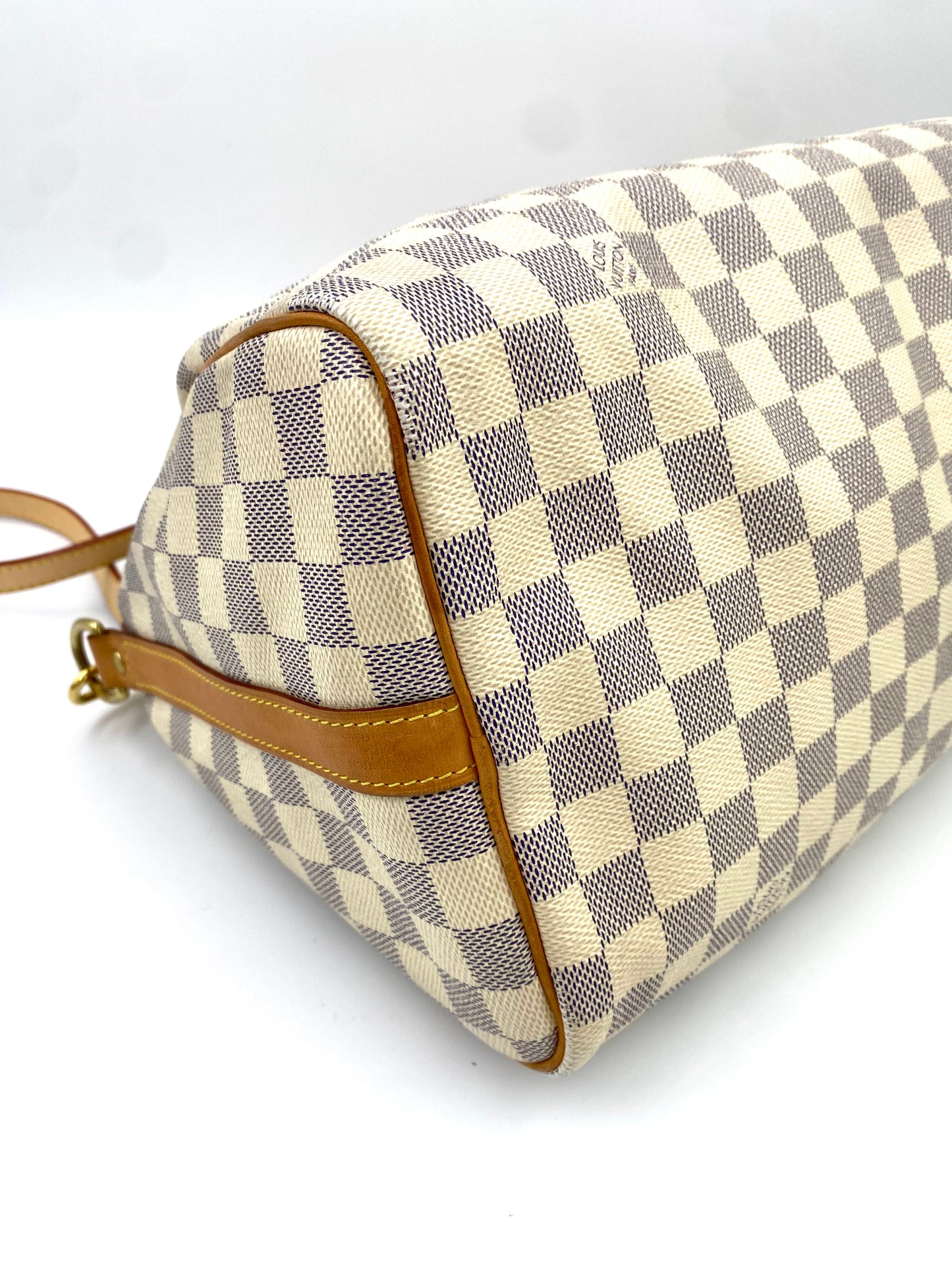 LOUIS VUITTON Speedy 30 Bandouliere Damier azur