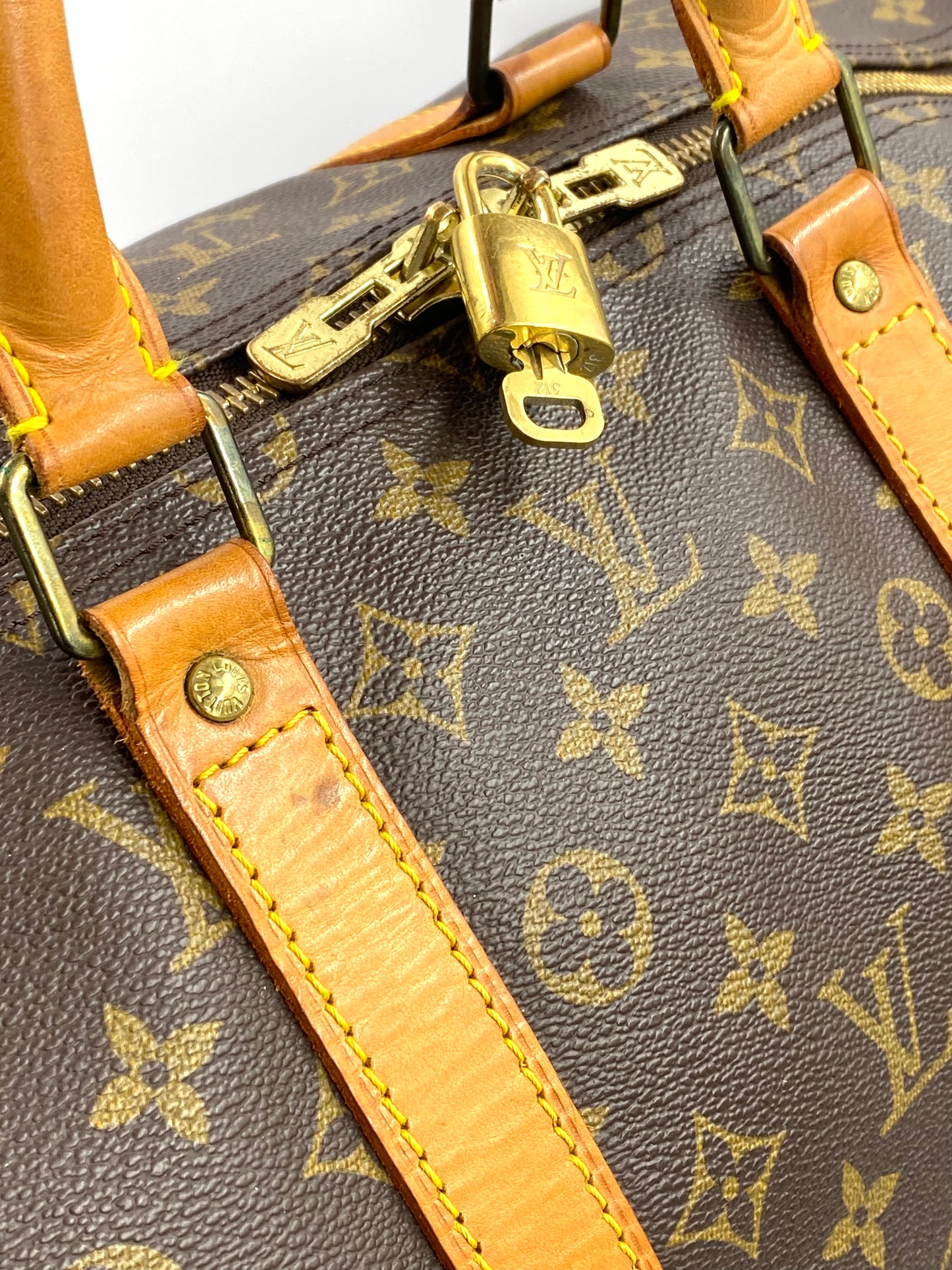 LOUIS VUITTON Vintage Keepall Bandouliere 55 Monogram Canvas