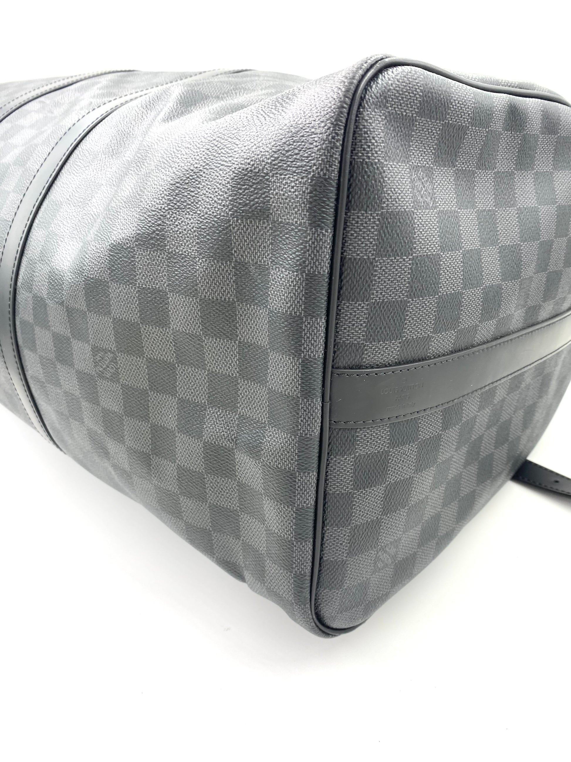 Louis vuitton keepall bandoulière 55 graphite damier graphite hotsell