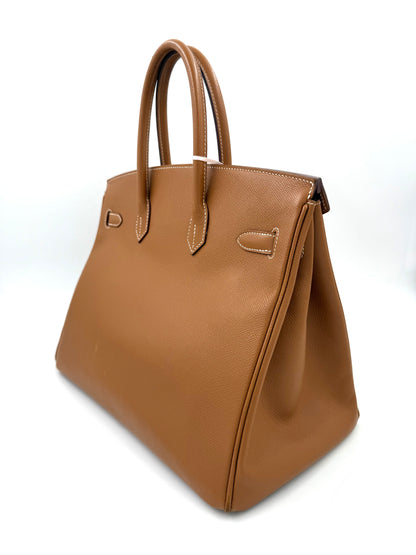 HERMÈS Birkin 35 Epsom gold GHW