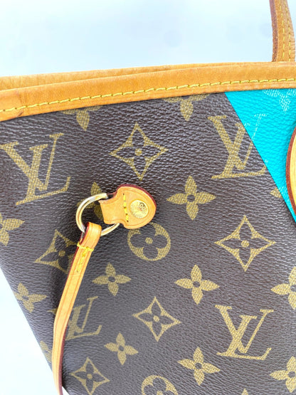 LOUIS VUITTON Neverfull MM Monogram - V Turquoise - Clutch & Macarons - CA1105 - Clutch & Macarons - 