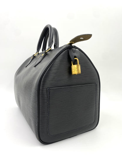 LOUIS VUITTON Speedy 30 Epi noir